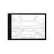 HUION LED light pad LB3, Lithium Battery/USB