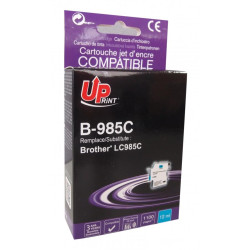 Ink cartridge UPRINT LC985, BROTHER, Cyan