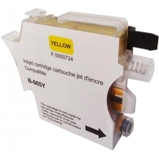 Ink cartridge UPRINT LC985, BROTHER, Yellow