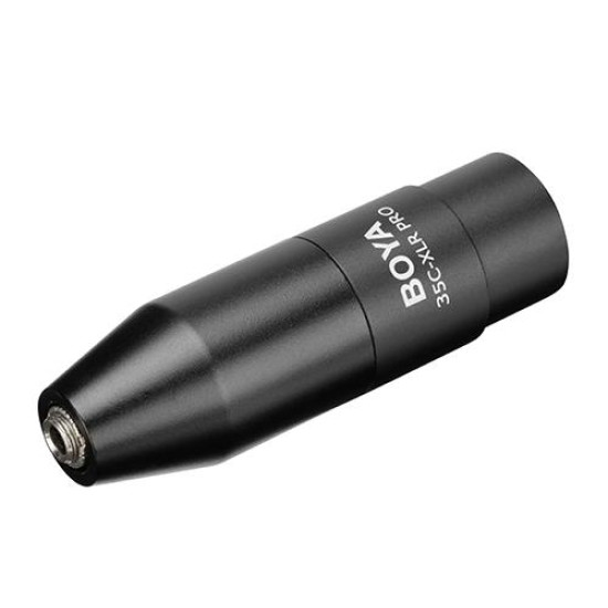 Конвертор BOYA 3.5mm TRS към XLR, 12-48V Phantom Power 35C-XLR Pro