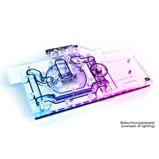 GPU Water Block Alphacool Eisblock Aurora Acryl GPX-N RTX 3080/3090 Aorus Master/Xtreme with Backplate