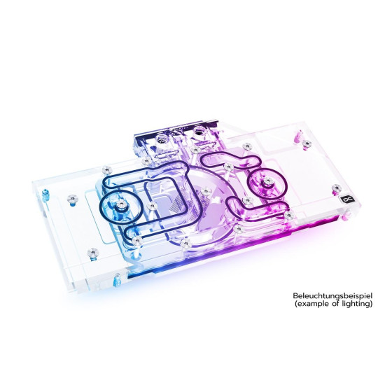 GPU Water Block Alphacool Eisblock Aurora Acryl GPX-A Radeon RX 6700XT Reference with Backplate