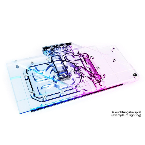 GPU Water Block Alphacool Eisblock Aurora Acryl GPX-A Radeon RX 6800/6800XT Strix/TUF with Backplate