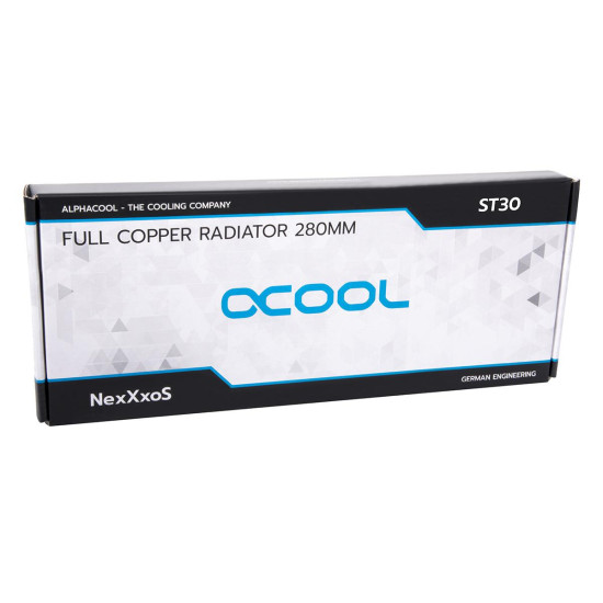 Alphacool NexXxoS ST30 Full Copper 280mm Radiator V.2 - White Special Edition