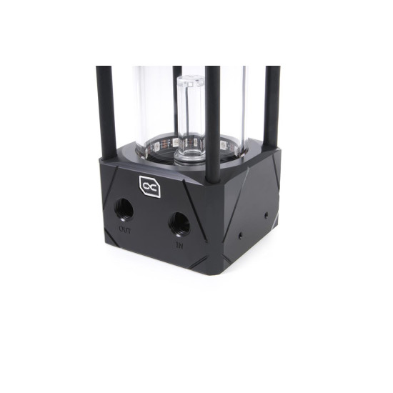 Резервоар Alphacool Eisbecher Aurora, D5 Acetal/Glas, 150mm