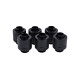 Фитинг Alphacool Eiszapfen, Удължител, 13/10mm, G1/4, Черен мат, 6 броя