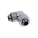 Alphacool Eiszapfen 13/10mm compression fitting 90° rotatable G1/4 - chrome