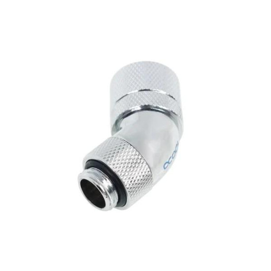 Компресионен фитинг Alphacool HF, 13/10 - G1/4, 45°, Въртящ се, Хром