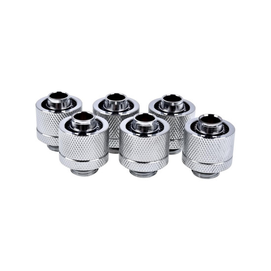 Фитинг Alphacool Eiszapfen, Удължител, 16/10mm, G1/4, Сребрист, 6 броя