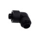 Alphacool Eiszapfen 16/10mm compression fitting 90° rotatable G1/4 - deep black