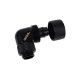 Alphacool Eiszapfen 16/10mm compression fitting 90° rotatable G1/4 - deep black