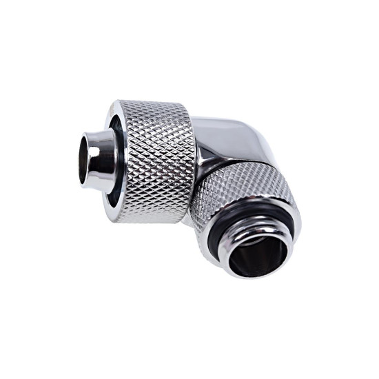 Alphacool Eiszapfen 16/10mm compression fitting 90° rotatable G1/4 - chrome
