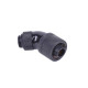 Компресионен фитинг Alphacool, 16/10 - G1/4, 45°, Въртящ се, Черен мат