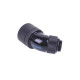 Компресионен фитинг Alphacool, 16/10 - G1/4, 45°, Въртящ се, Черен мат