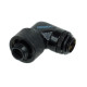 Alphacool 16/10 compression fitting 90° revolvable G1/4'', deep black