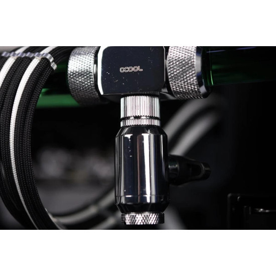 Alphacool Eiszapfen 2-way ball valve G1/4, Deep Black