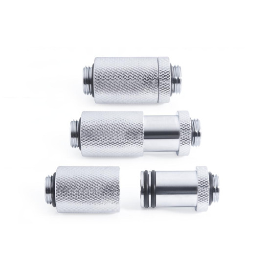 D-Plug Alphacool ES, 31.5mm, G1/4 AG auf G1/4 AG, Сребрист