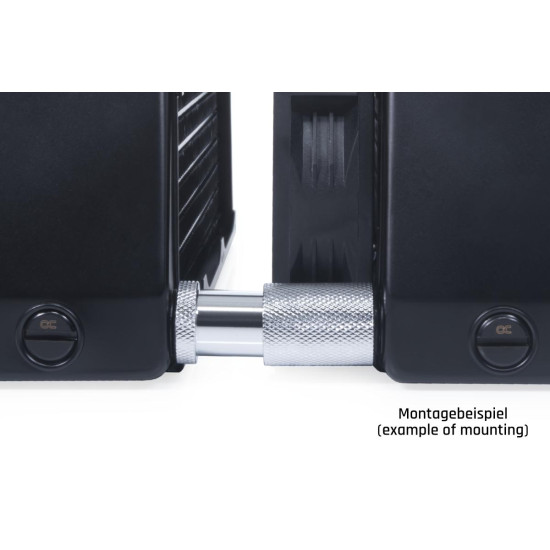 Alphacool Eiszapfen ES D-Plug 31,5mm G1/4 AG auf G1/4 AG - Deep Black