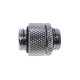 Alphacool Eiszapfen double nippel rotatable G1/4 outer thread to G1/4 outer thread - chrome