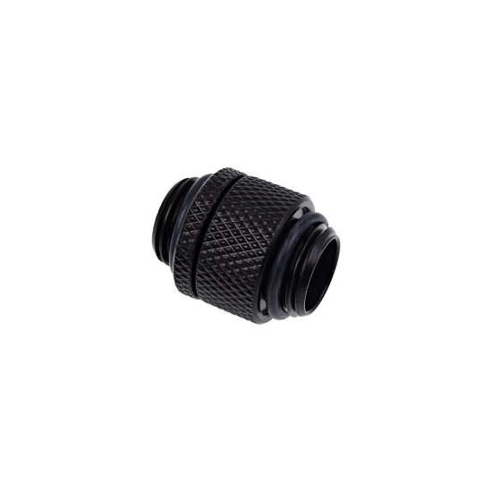 Alphacool Eiszapfen double nippel rotatable G1/4 outer thread to G1/4 outer thread - deep black