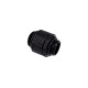 Alphacool Eiszapfen double nippel rotatable G1/4 outer thread to G1/4 outer thread - deep black