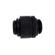 Alphacool Eiszapfen double nippel rotatable G1/4 outer thread to G1/4 outer thread - deep black