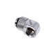 Alphacool Eiszapfen L-connector rotatable G1/4 outer thread to G1/4 inner thread - chrome