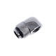 Alphacool Eiszapfen L-connector rotatable G1/4 outer thread to G1/4 inner thread - chrome