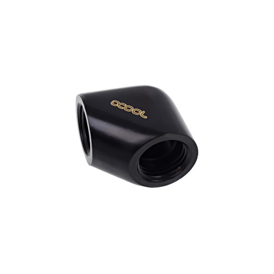 Alphacool Eiszapfen L-connector G1/4 inner thread to G1/4 inner thread - deep black