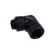Alphacool Eiszapfen angled adaptor 90° rotatable G1/4 outer thread to G1/4 inner thread - deep black