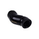 Alphacool Eiszapfen angled adaptor double-45° rotatable G1/4 outer thread to G1/4 inner thread - deep black