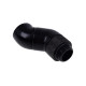 Alphacool Eiszapfen angled adaptor double-45° rotatable G1/4 outer thread to G1/4 inner thread - deep black