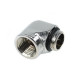 Alphacool HF L-connector G1/4 outer thread to G1/4 inner thread, chrome