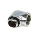 Alphacool HF L-connector G1/4 outer thread to G1/4 inner thread, chrome