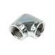 Alphacool HF L-connector G1/4 inner thread to G1/4 inner thread, chrome