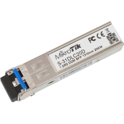 SFP модул Mikrotik S-31DLC20D, 1.25G, 20km