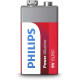 PHILIPS Power alkaline batteries 6LR61P1B / 10, 6LR61 9V, 1pc