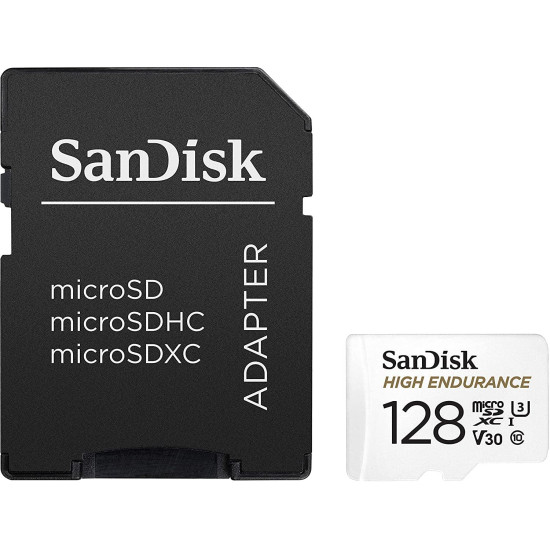 Memory card SANDISK micro SDXC UHS-I, SD Adapter, 128GB
