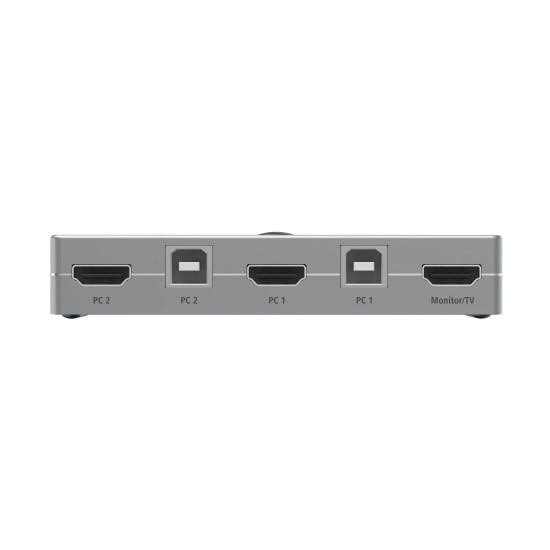 KVM превключвател Hama Connect2Switch, 4-портов, USB, HDMI, Вкл. кабели