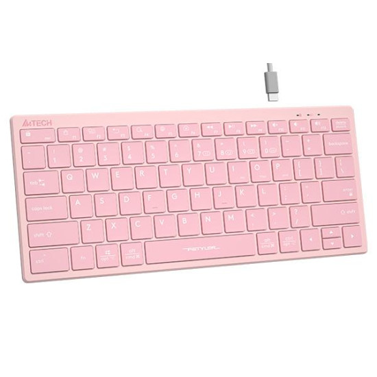 Keyboard FBX51C FSTyler, Bluetooth & 2.4G Wireless KB, Baby Pink