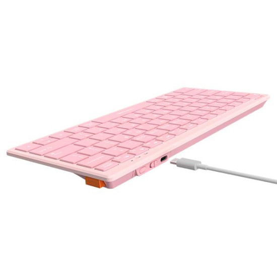 Keyboard FBX51C FSTyler, Bluetooth & 2.4G Wireless KB, Baby Pink