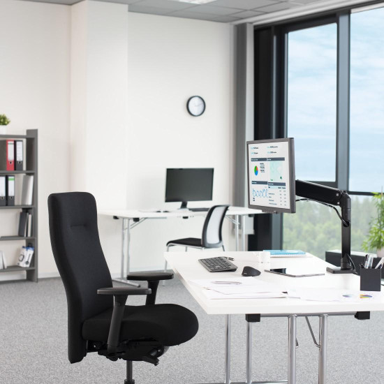 Hama Monitor Holder, Height-adjustable with Gas Spring, Swivel/Tilt, 13