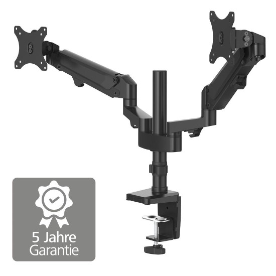 Hama Monitor Holder, Height-adjustable with Gas Spring, Swivel/Tilt, 13