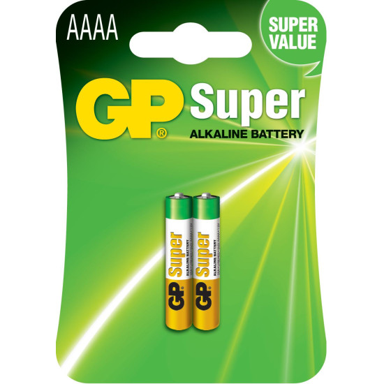 GP Alkaline battery 1.5V AAAA LR61- 2pcs. GP