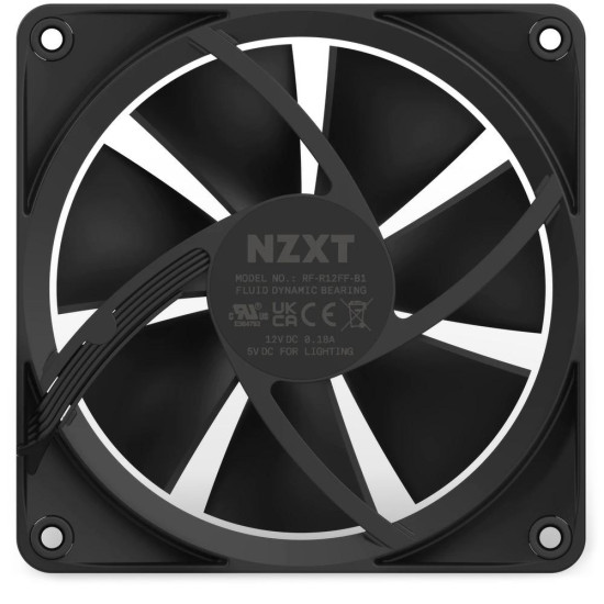 Fan NZXT F120 RGB Black