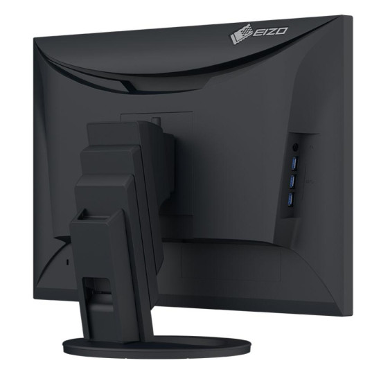 Monitor EIZO FlexScan EV2485, IPS, 24 inch, Wide, UXGA, DisplayPort, HDMI, USB-C,  USB Hub, Black