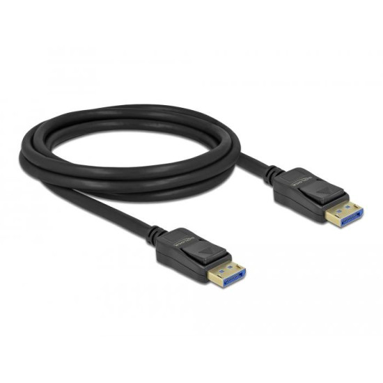 Delock Cable DisplayPort 2.0 male > DisplayPort male 10K 2 m