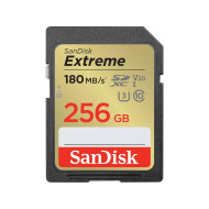 Memory card  SANDISK Extreme SDXC, 256GB, UHS-1,Class 10, U3, V30, 130 MB/s