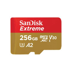 Memory card SANDISK Extreme microSDXC, 256GB