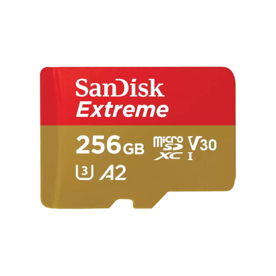 Memory card SANDISK Extreme microSDXC, 256GB